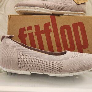Fitflop Allegro Multi-knit ballet flats in soft lilac. NIB. Size 8